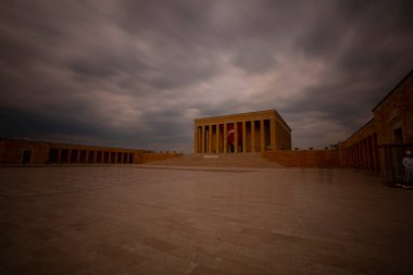 Anitkabir in Ankara Turkey. Anitkabir is Mausoleum of Ataturk. Founder of Turkish Republic