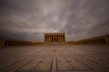 Anitkabir in Ankara Turkey. Anitkabir is Mausoleum of Ataturk. Founder of Turkish Republic