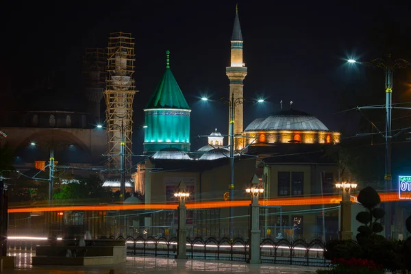 Mevlana Múzeum Mecset Konya Törökország — Stock Fotó