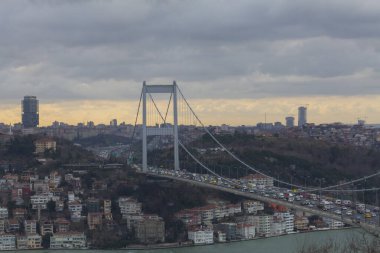 Barselona şehrinin manzarası