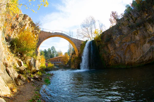 Clandras Bridge Clandras Waterval Historische Brug Uit Phrygische Periode Het — Stockfoto
