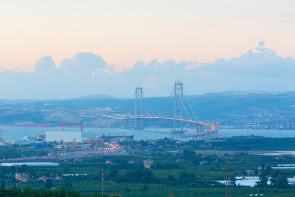 Мост Осман Гази (мост Измит-Бей). Измит, Кочаэли, Турция