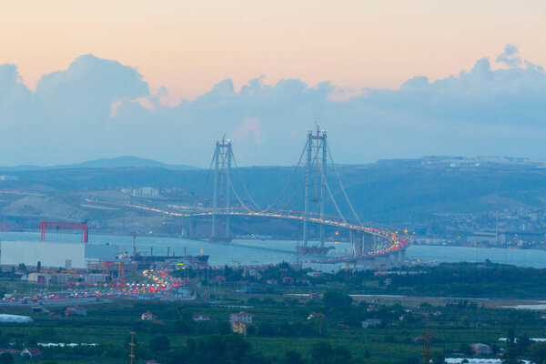Мост Осман Гази (мост Измит-Бей). Измит, Кочаэли, Турция