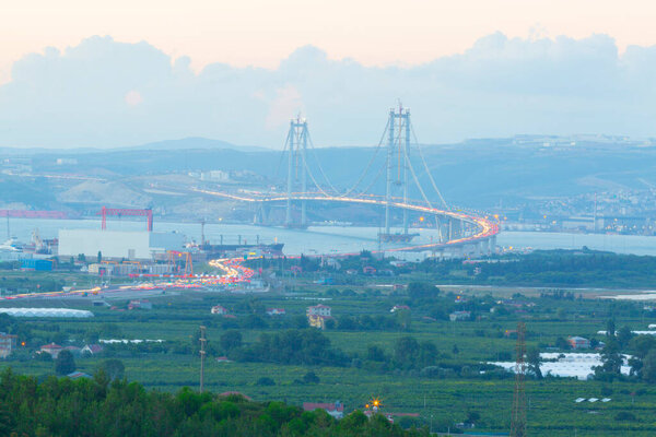 Мост Осман Гази (мост Измит-Бей). Измит, Кочаэли, Турция