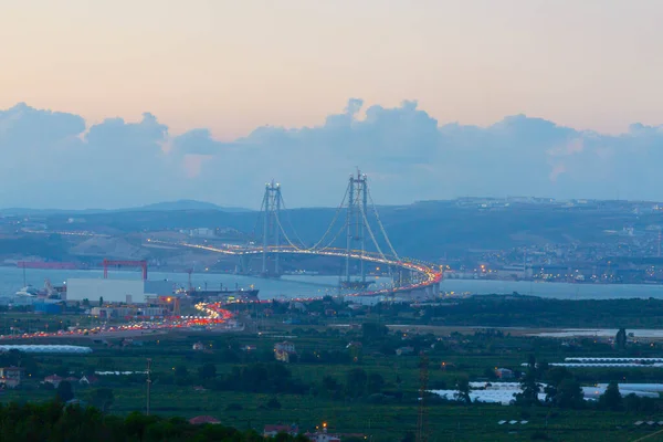 Osman Gazi Köprüsü Zmit Körfezi Köprüsü Zmit Kocaeli Türkiye — Stok fotoğraf