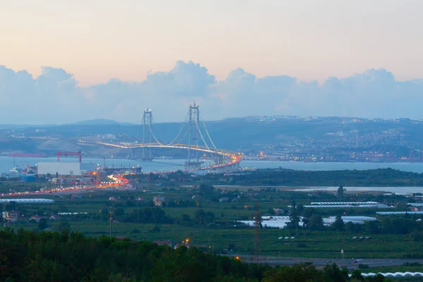 Osman Gazi Bridge Izmit Bay Bridge Izmit Kocaeli Turkey — 图库照片