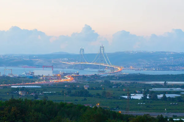 Osman Gazi Bridge Izmit Bay Bridge Izmit Kocaeli Turkey — 스톡 사진