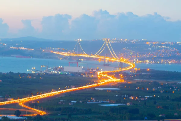 Osman Gazi Bridge Ізміт Кокаелі Туреччина — стокове фото