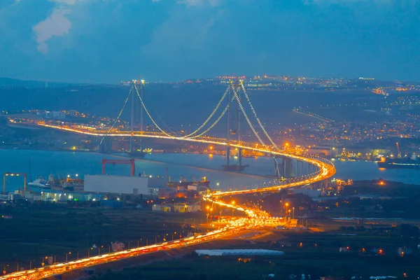 Pont Osman Gazi Pont Izmit Bay Izmit Kocaeli Turquie — Photo