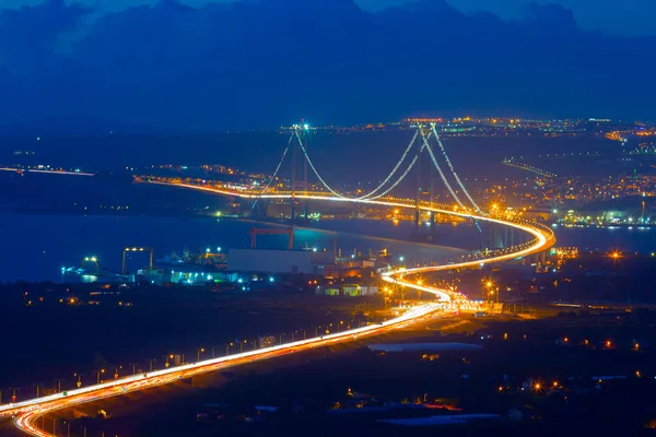 Γέφυρα Osman Gazi Γέφυρα Izmit Bay Ιζμίτ Κοκαέλι Τουρκία — Φωτογραφία Αρχείου