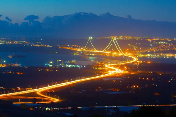 Ponte Osman Gazi Izmit Bay Bridge Izmit Kocaeli Turchia — Foto Stock