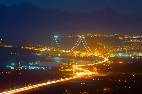 Γέφυρα Osman Gazi Γέφυρα Izmit Bay Ιζμίτ Κοκαέλι Τουρκία — Φωτογραφία Αρχείου