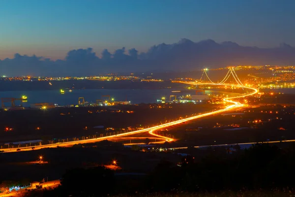 Osman Gazi Bridge Ізміт Кокаелі Туреччина — стокове фото