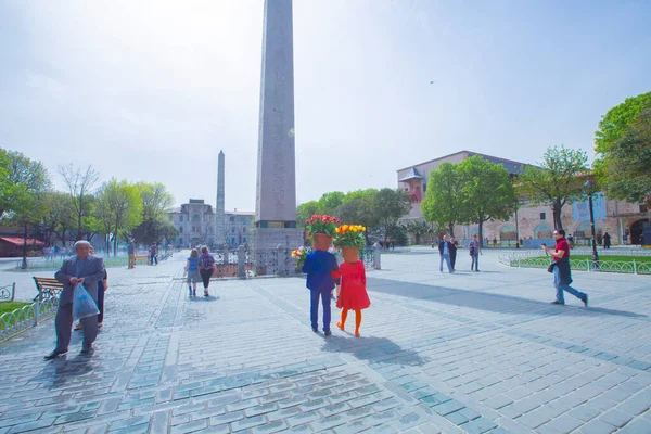 Sultanahmet Piazza Tulipano Festival — Foto Stock