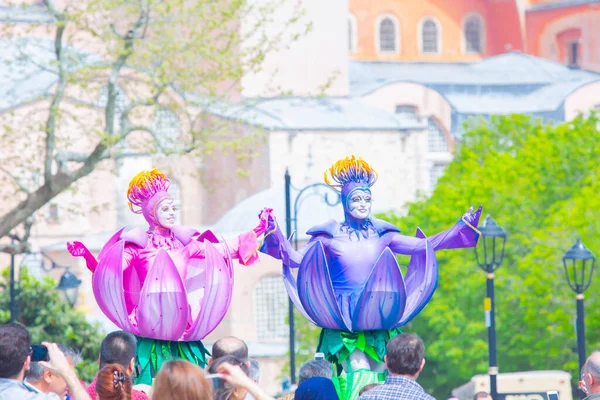 Sultanahmet Piazza Tulipano Festival — Foto Stock