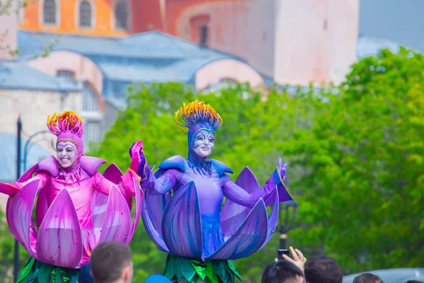 Sultanahmet Piazza Tulipano Festival — Foto Stock