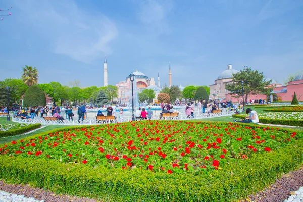 Sultanahmet Square Tulip Festival — Stockfoto