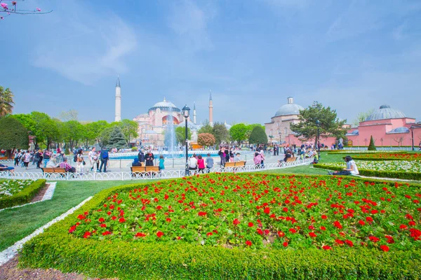 Sultanahmet Square Tulip Festival — Stockfoto