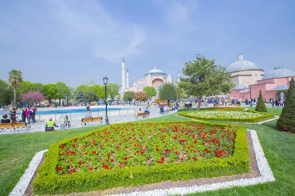 Sultanahmet Square Tulip Festival — Stockfoto