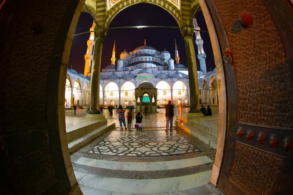 Intérieur Mosquée Bleue Istanbul Turquie — Photo