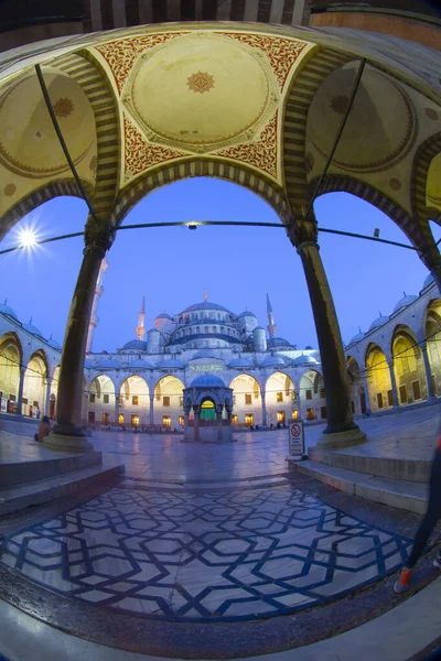 Intérieur Mosquée Bleue Istanbul Turquie — Photo