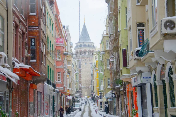 Istanbul Città Paesaggi Invernali Più Belli — Foto Stock