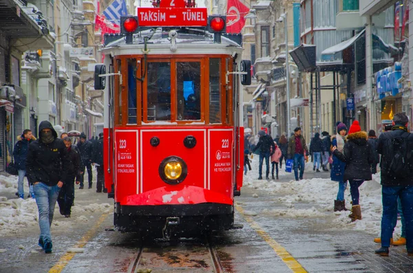 Стамбульське Місто Найкрасивіші Зимові Краєвиди — стокове фото