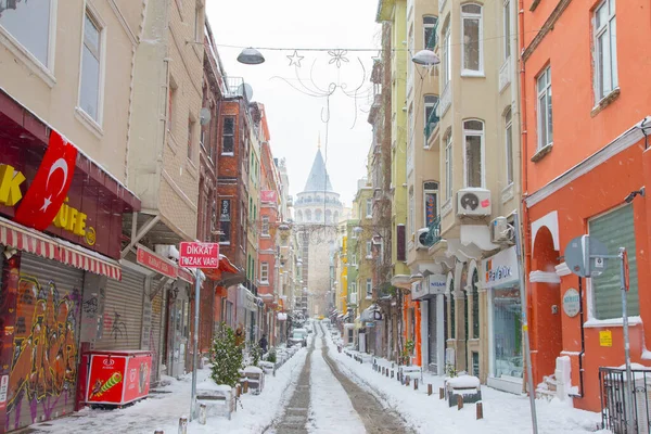 Istanbul Città Paesaggi Invernali Più Belli — Foto Stock