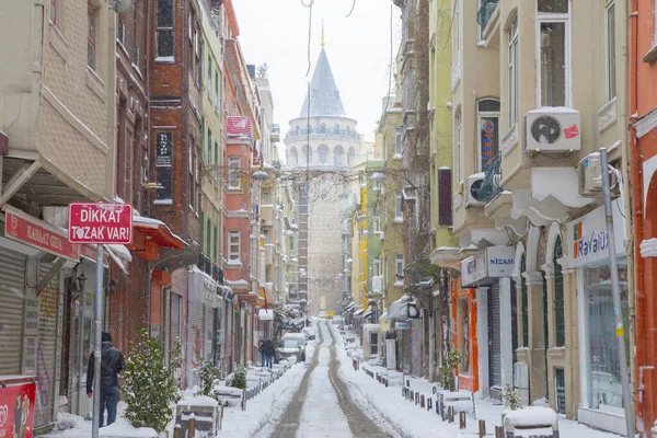 Istanbul Città Paesaggi Invernali Più Belli — Foto Stock