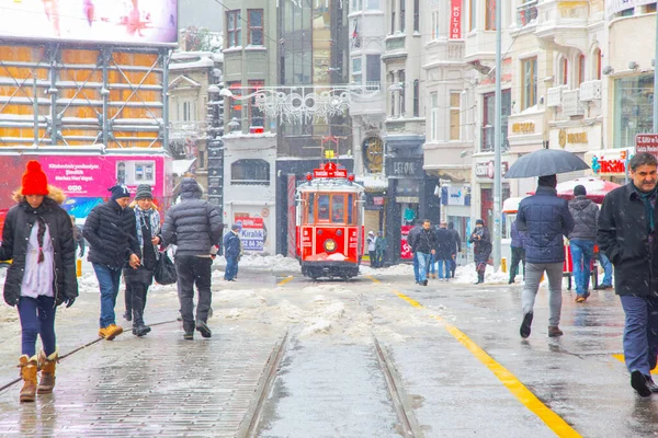Istambul Cidade Mais Belas Paisagens Inverno — Fotografia de Stock