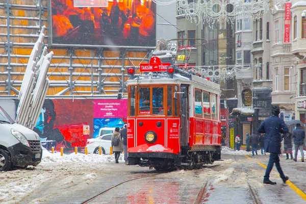 Istanbul Stad Mooiste Winterlandschappen — Stockfoto
