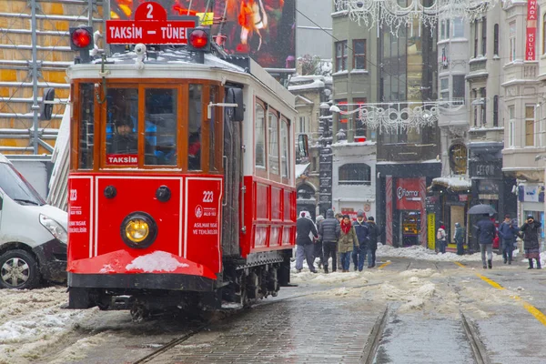 イスタンブール市で最も美しい冬の風景 — ストック写真