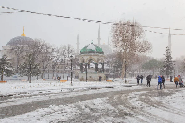 Istanbul Città Paesaggi Invernali Più Belli — Foto Stock