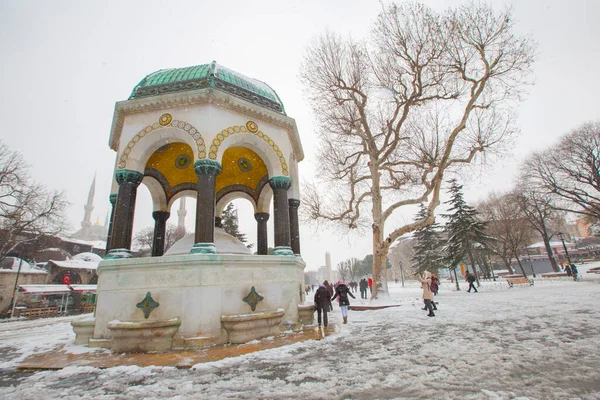 Estambul Ciudad Los Paisajes Invierno Más Bellos —  Fotos de Stock