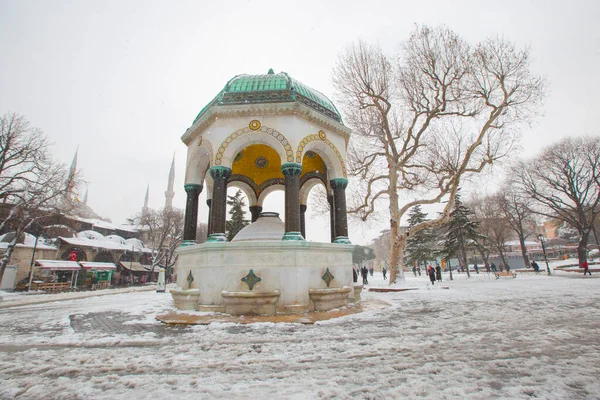 Istanbul Stad Den Vackraste Vinter Landskap — Stockfoto