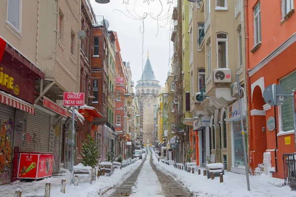 Istanbul Città Paesaggi Invernali Più Belli — Foto Stock