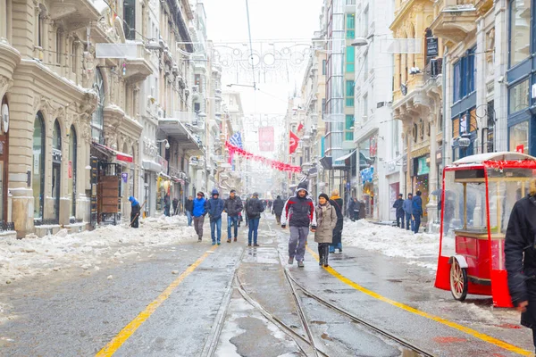 Istanbul Città Paesaggi Invernali Più Belli — Foto Stock