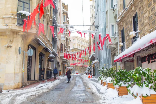 Istanbul Città Paesaggi Invernali Più Belli — Foto Stock