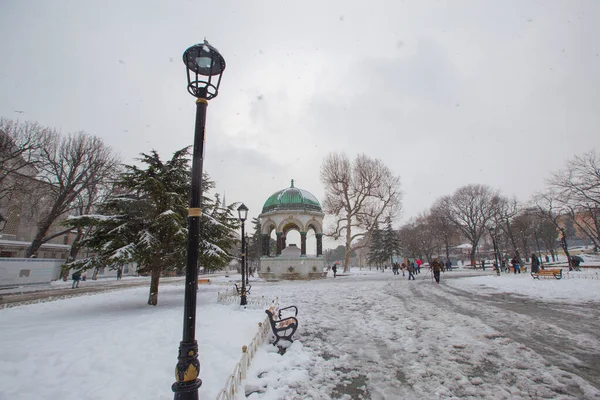 Istanbul City Most Beautiful Winter Landscapes — Stock Photo, Image