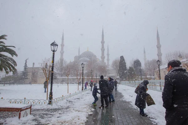 Istanbul Stadt Die Schönsten Winterlandschaften — Stockfoto