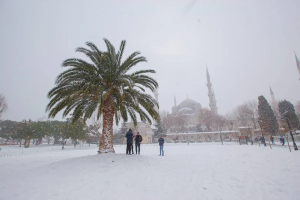 Istanbul Città Paesaggi Invernali Più Belli — Foto Stock
