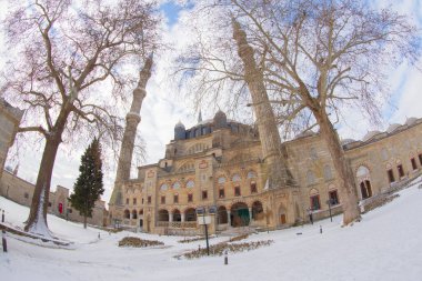 Tarihi buhar lokomotifi. Eski tren istasyonunun önünde sergileniyor..