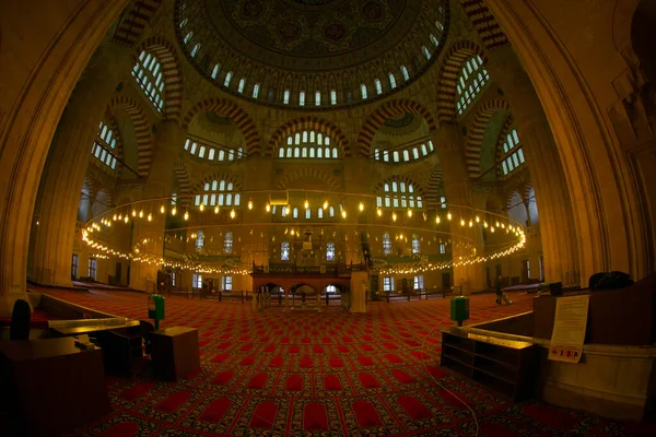 Интерьер Мечети Селимие Всемирное Наследие Юнеско Мечеть Селимие Построенная Мимаром — стоковое фото