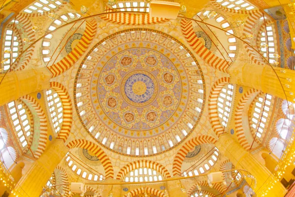 Interior Mezquita Selimiye Patrimonio Humanidad Por Unesco Mezquita Selimiye Construida — Foto de Stock
