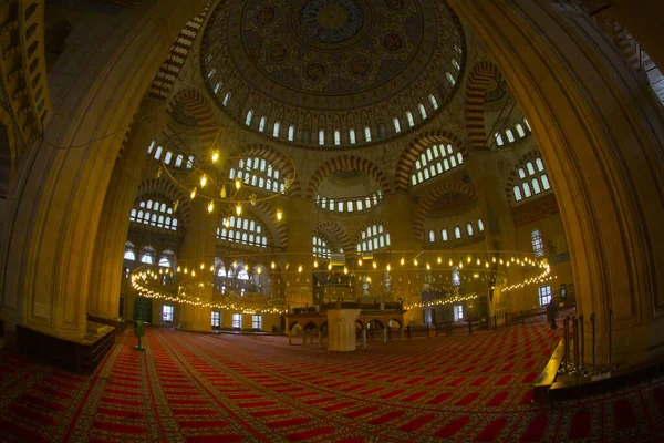 Selimiye Camii Nin Içinde Mimar Sinan Tarafından 1575 Yılında Inşa — Stok fotoğraf