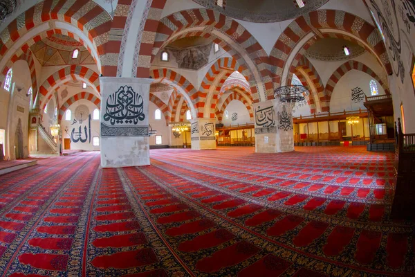 Стара Мечеть Турецькому Ескі Camii Початку Століття Османської Мечеті Едірне — стокове фото