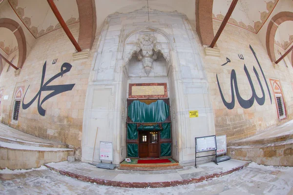 Die Alte Moschee Auf Türkisch Eski Camii Ist Eine Osmanische — Stockfoto