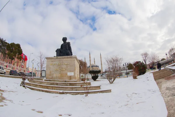 Pohled Mešitu Selimiye Tureckém Edirne City Edirne Byl Hlavním Městem — Stock fotografie