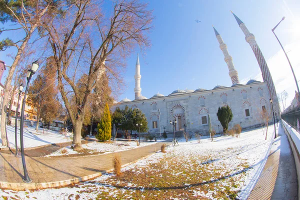 Treu Erefeli Moskén Talet Ottomanska Moskén Edirne — Stockfoto