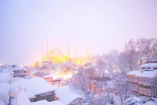 Winterbilder Vom Sultanahmet Platz — Stockfoto